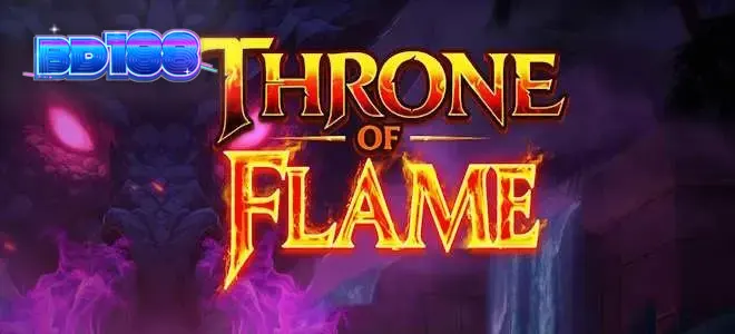 Thrown of Flame স্লট গেমের ড্রাগন থিমযুক্ত ব্যাকগ্রাউন্ড